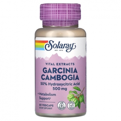   Solaray Garcinia Cambogia Fruit Ext 500  60  